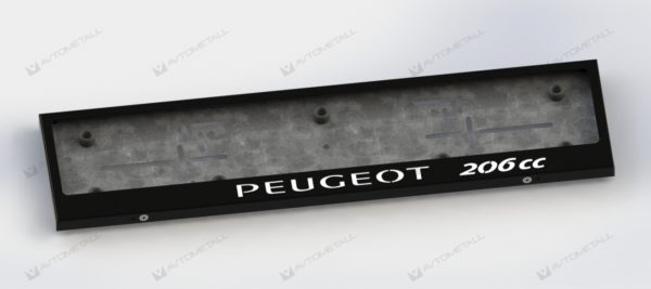 рамка под номера PEUGEOT 206